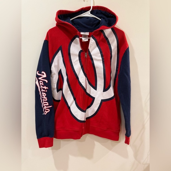 Genuine Merchandise Red and Blue Youth Hoodie - Picture 1 of 7